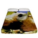 Yellow Snowball Branch Fitted Sheet (King Size) View1