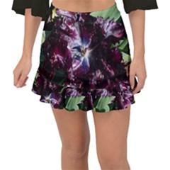 Galaxy Tulip Fishtail Mini Chiffon Skirt by okhismakingart