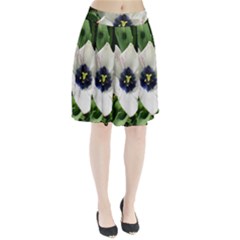 Blue Centered Tulip Pleated Skirt by okhismakingart