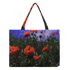 Poppy Field Medium Tote Bag by okhismakingart