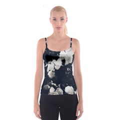 High Contrast Black And White Snowballs Ii Spaghetti Strap Top by okhismakingart