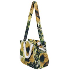 Yellow Snowballs Rope Handles Shoulder Strap Bag by okhismakingart