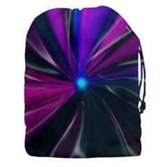 Abstract Background Lightning Drawstring Pouch (xxxl)