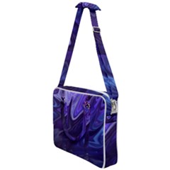 Deep Space Stars Blue Purple Cross Body Office Bag