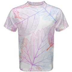 Beautiful Autumn Leaves Vector Seamless Pattern 02 Men s Cotton Tee