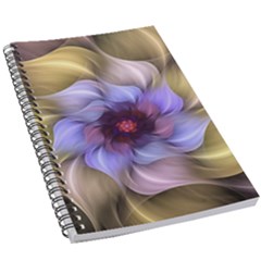 Fractal Flower Petals Colorful 5 5  X 8 5  Notebook by Pakrebo