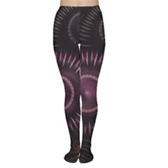 Fractal Gears Steampunk Gearwheel Tights by Pakrebo