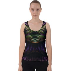 Fractal Colorful Pattern Fantasy Velvet Tank Top by Pakrebo