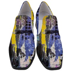 Urban Grunge Women Slip On Heel Loafers by ArtistRoseanneJones