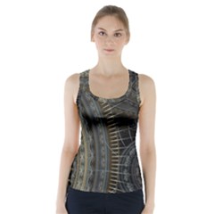 Fractal Spikes Gears Abstract Racer Back Sports Top by Pakrebo