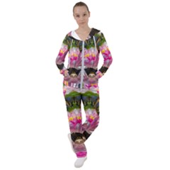 Flower Ornament Color Background Women s Tracksuit