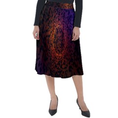 Software Development Virtual Classic Velour Midi Skirt  by Pakrebo