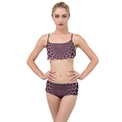 Background Sphere Balls Reflection Layered Top Bikini Set