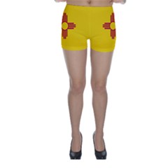 New Mexico Flag Skinny Shorts by FlagGallery