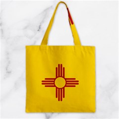 New Mexico Flag Zipper Grocery Tote Bag by FlagGallery
