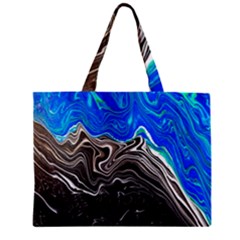 Paint Acrylic Paint Art Colorful Zipper Mini Tote Bag by Pakrebo