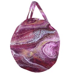 Paint Acrylic Paint Art Colorful Giant Round Zipper Tote by Pakrebo