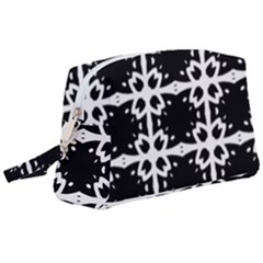 Seamless Pattern Design Ornament Wristlet Pouch Bag (large)