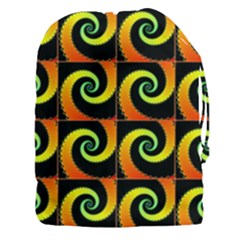 Spiral Seamless Pattern Fractal Drawstring Pouch (xxxl)