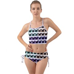 Seamless Wallpaper Butterfly Pattern Mini Tank Bikini Set