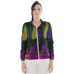 Data City Large Fiction Digital Women s Windbreaker by Pakrebo