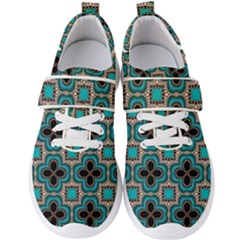 Seamless Wallpaper Pattern Ornament Pattern Men s Velcro Strap Shoes by Pakrebo