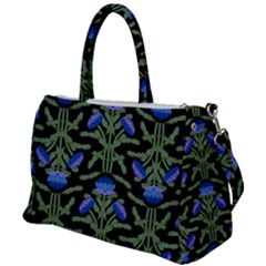 Pattern Thistle Structure Texture Duffel Travel Bag by Pakrebo