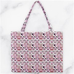 Graphic Seamless Pattern Pig Mini Tote Bag