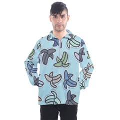 Bananas Repetition Repeat Pattern Men s Half Zip Pullover by Pakrebo