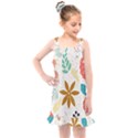 Design Nature Color Banner Modern Kids  Overall Dress View1