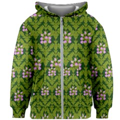 Pattern Nature Texture Heather Kids  Zipper Hoodie Without Drawstring by Pakrebo