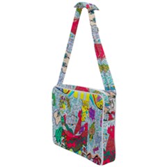 Supersonic Key West Gypsy Blast Cross Body Office Bag by chellerayartisans