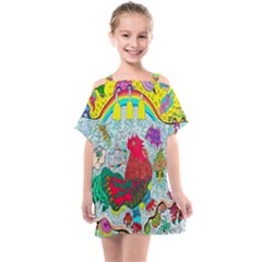 Supersonic Key West Gypsy Blast Kids  One Piece Chiffon Dress