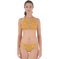 Fresh Potato Root Perfectly Cut Out Bikini Set