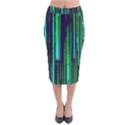 Background Blur Velvet Midi Pencil Skirt View1