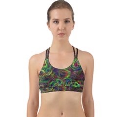 Plasma Shining Lines Light Stripes Back Web Sports Bra