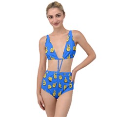 Emojis Hands Fingers Tied Up Two Piece Swimsuit by Bajindul