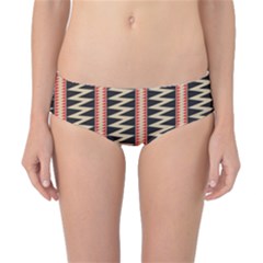 Zigzag Tribal Ethnic Background Classic Bikini Bottoms by Pakrebo