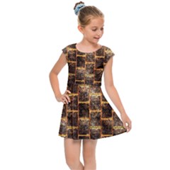 Wallpaper Iron Kids  Cap Sleeve Dress