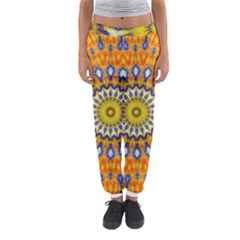 Fractal Kaleidoscope Mandala Women s Jogger Sweatpants