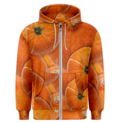 Pumpkin Halloween Fall Thanksgiving Men s Zipper Hoodie