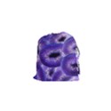 Sliced Kiwi Fruits Purple Drawstring Pouch (XS) View1