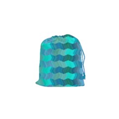 Texture Geometry Drawstring Pouch (xs) by HermanTelo