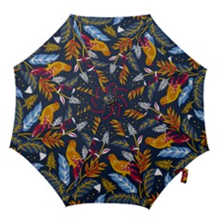 Colorful Birds In Nature Hook Handle Umbrellas (medium) by Sobalvarro