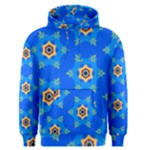 Pattern Backgrounds Blue Star Men s Pullover Hoodie