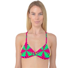 Maze Rainbow Vortex Reversible Tri Bikini Top