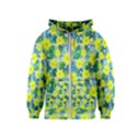 Narcissus Yellow Flowers Winter Kids  Zipper Hoodie View1