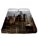 Architectural Design Architecture Buildings City Fitted Sheet (Queen Size) View1