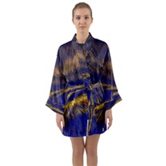 Bomb Background Pattern Explode Long Sleeve Kimono Robe by Mariart