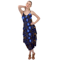 Fun Photo Amazing Art Kaleidoscope Mosaic Layered Bottom Dress